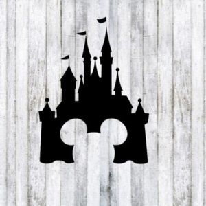 Disneys Cinderella Castle Mickey Ears Decal